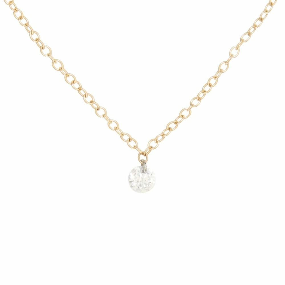 Catbird NYC Diamond Pin prick necklace